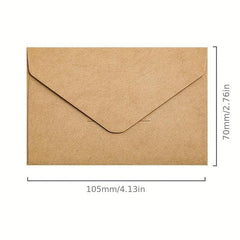 Pack of 12 Mini Envelopes with Small Cards for Love Notes