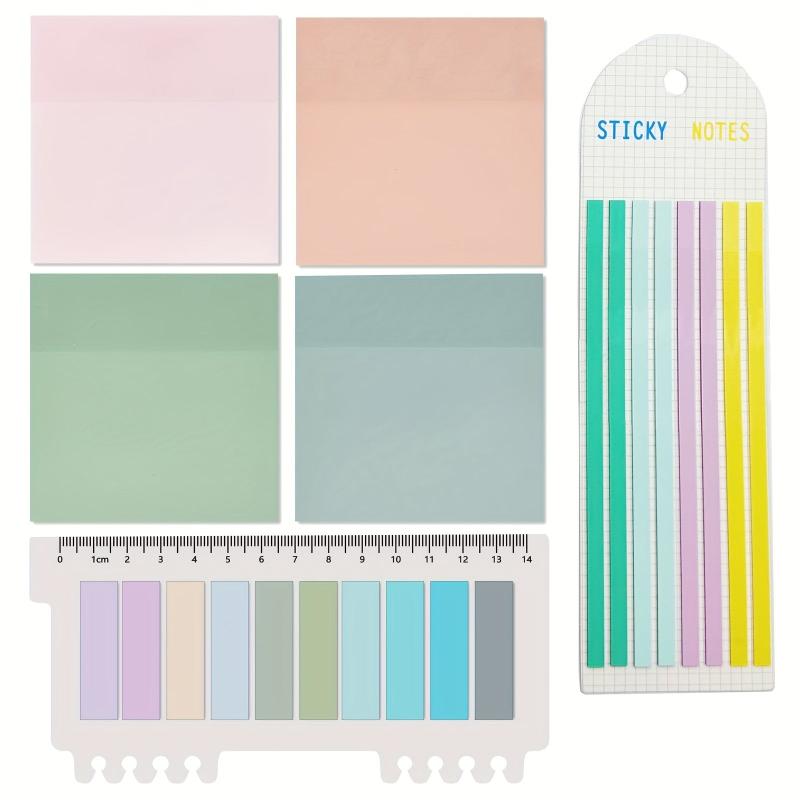 560pcs Sticky Notes & Tabs with Highlighter Tapes & Book Tabs