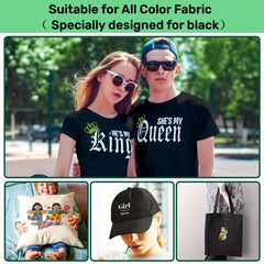 10 Sheets Iron On Heat Transfer Paper for Dark T-Shirts Printable Vinyl