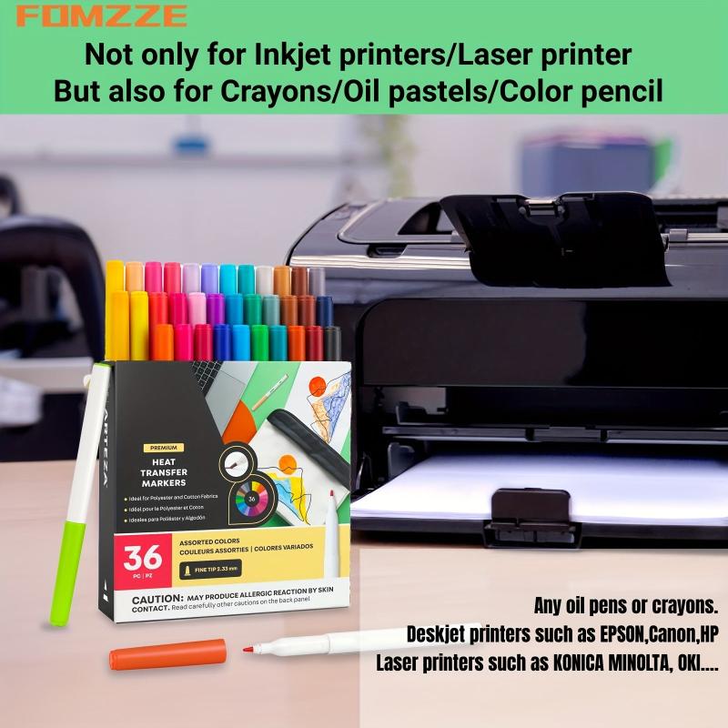 10 Sheets Iron On Heat Transfer Paper for Dark T-Shirts Printable Vinyl