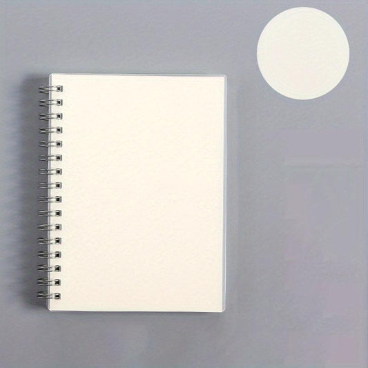 80sheets A6 Creative Coil Notebook Horizontal Line Grid Lattice Blank