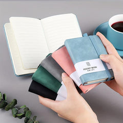 Colorful Pocket Notepad 100 Sheets Elastic Band