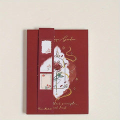 60 Sheets Rose Romantic Series Memo Pad - Student & Office Use