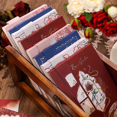 60 Sheets Rose Romantic Series Memo Pad - Student & Office Use