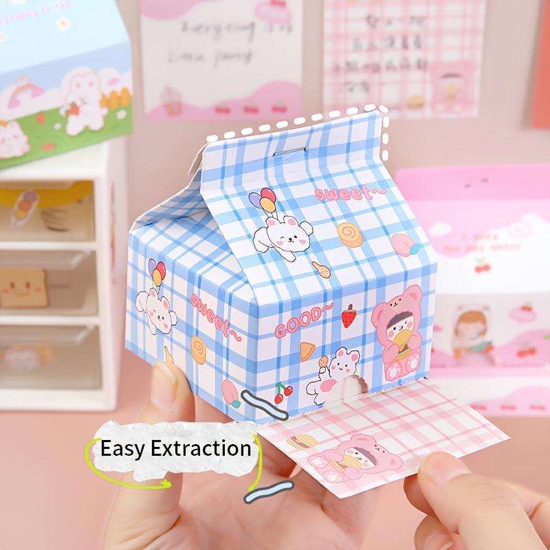 200 Sheets Milk Box Note Paper Stationery Supplies