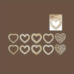 10pcs Pack Paper Space Time Series Lace Border Decoration Base Paper