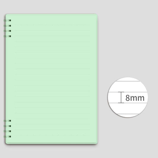 A5 Morandi Coils & Fresh Notepad with 80 Sheets