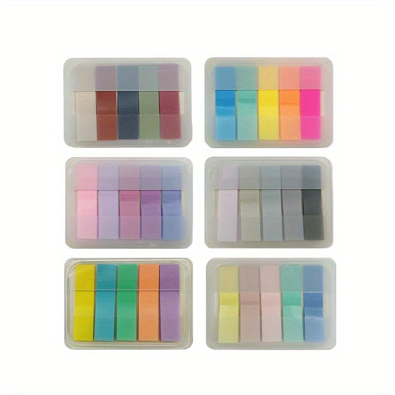 Pastel File Tabs Sticky Notes Flags Index Tabs for Annotating Books