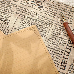 12pcs Vintage Stationary Paper And Envelopes Set