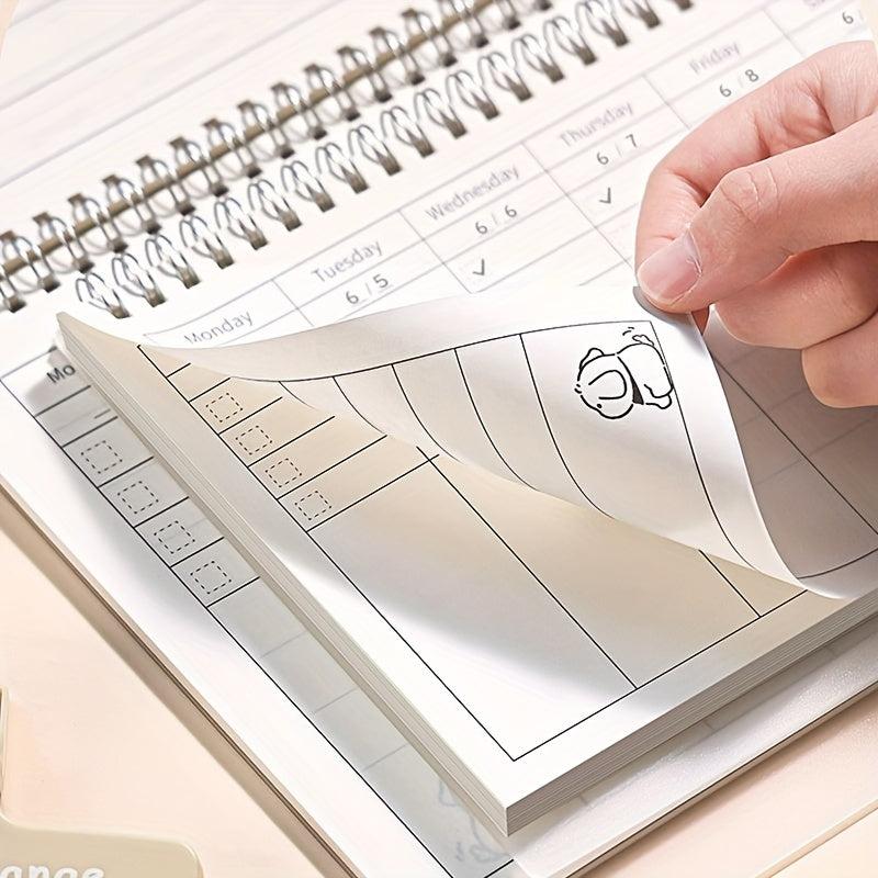 Cute Puppy Weekly Planner - A5 Vertical Layout