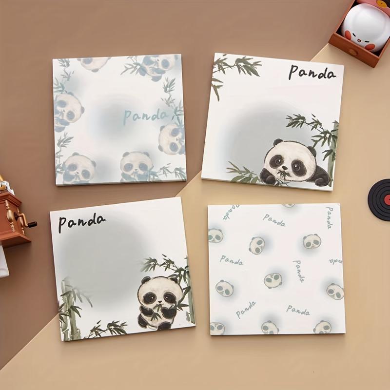 Cute Panda Memo Pads - 50 Sheets Student Message Book