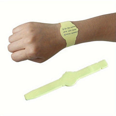 50pcs Wrist Watch Note Pad Bracelet Memo Watch Shape Note Pad Reminder