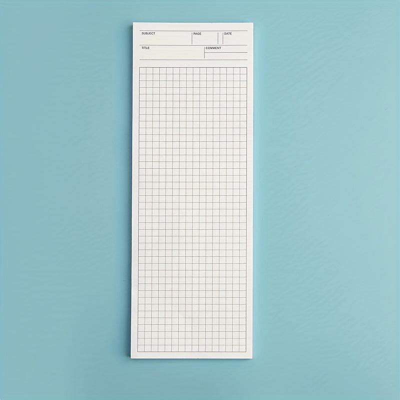 50sheets Long Notebook Planner Notepad Student Portable Pocket Memo Pad
