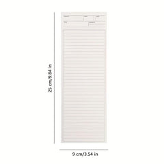 50sheets Long Notebook Planner Notepad Student Portable Pocket Memo Pad