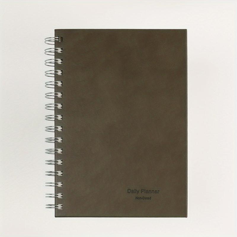 Retro Coil Notebook Thickened Classroom, Office Conference Notebook