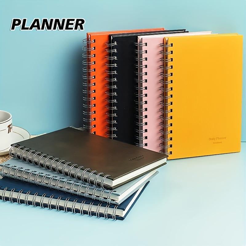 Retro Coil Notebook Thickened Classroom, Office Conference Notebook