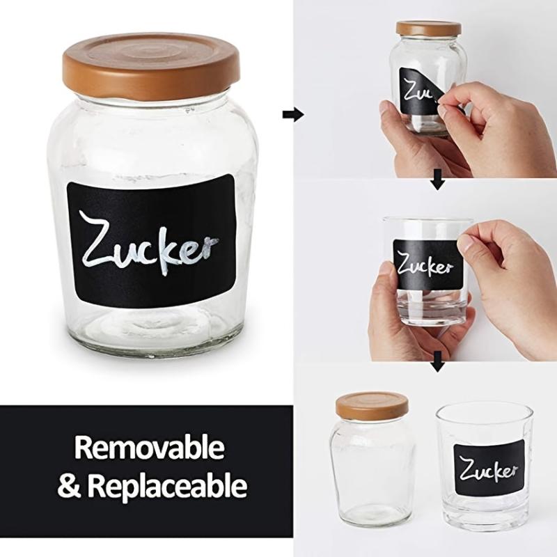 120pcs Blackboard Stickers Chalk Label Kitchen Supplies