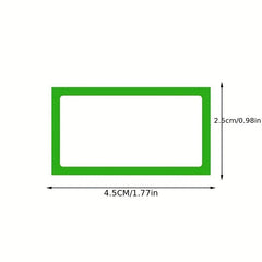 300 PCS Flat Border Labels Self-Adhesive Name Labels