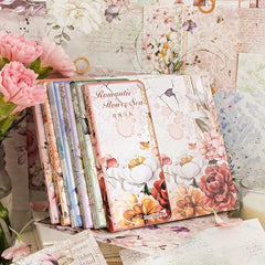 50 Sheets Romantic Flowers Sunshine Flower Theme DIY Stickers