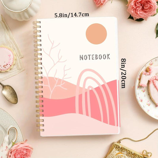 Undated Weekly Planner Notebook Spiral Goals Journal To Boost Productivity
