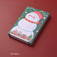 50 Sheets Christmas Memo Pad Sticky Notes School Supplies Paper Stickers
