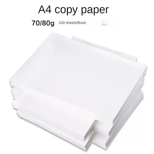 100 Sheets A4 Copy Paper 70g 80g Double Sided Anti-Static Printing Paper