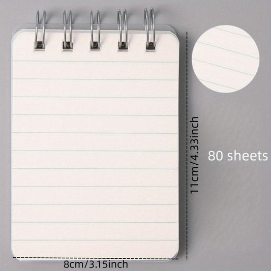 1pc Portable Mini Note Book Coil Notebook Notepad Calendar Book