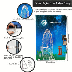 London Eye Laser Reflect Diary A5 160 Page