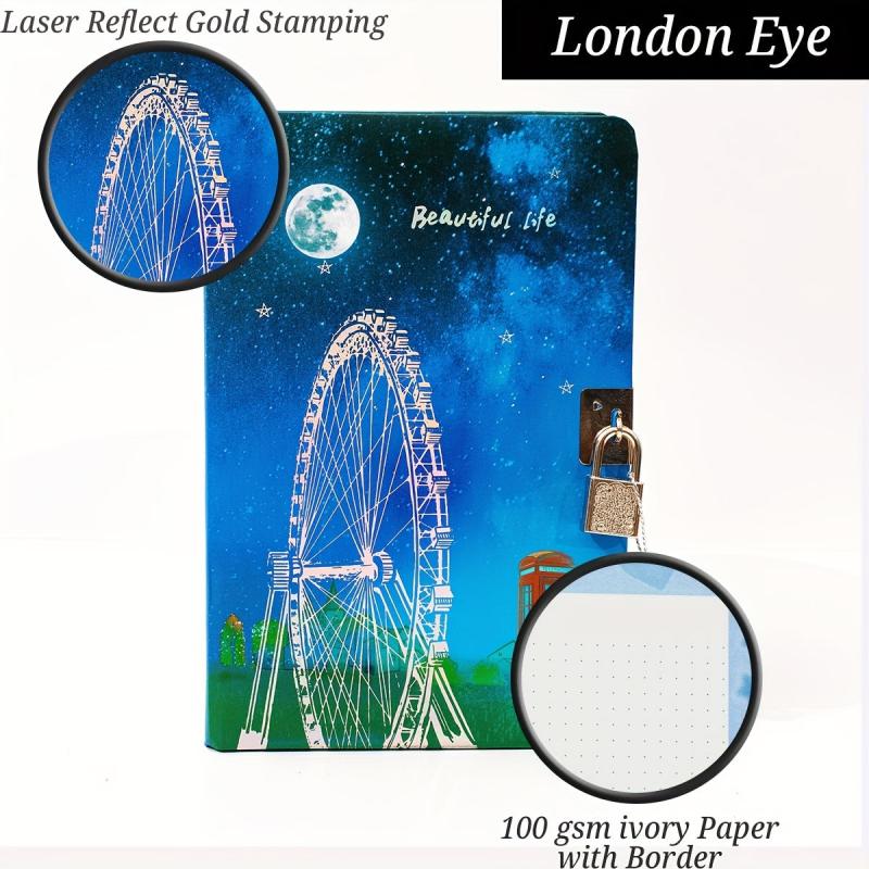 London Eye Laser Reflect Diary A5 160 Page