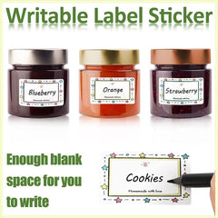 Set of 7 Border Name Stickers Roll - Marking Labels