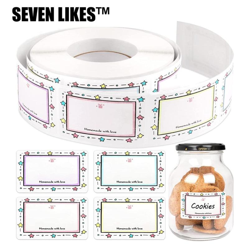 Set of 7 Border Name Stickers Roll - Marking Labels