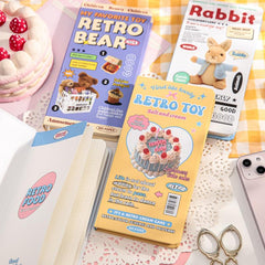 80 Sheets Retro Animal Diary Book Student Carry on Notepad