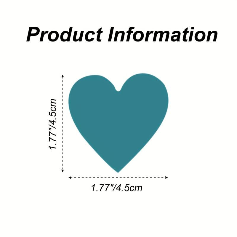 Love Transparent Sticky Notes 4 5x4 5 Cm 8 Colors 20 Sheets Pad