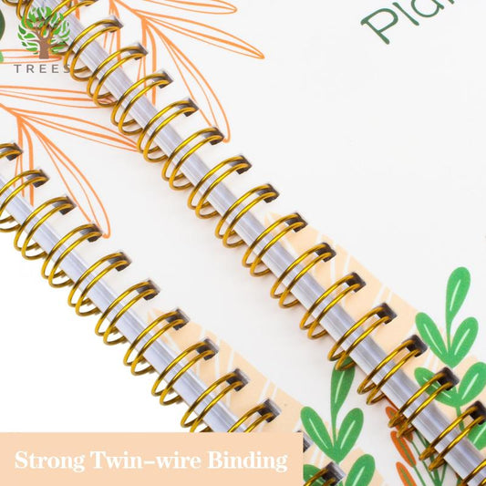 1pc Undated Weekly Planner To Do List Notebook Spiral Goals Journal