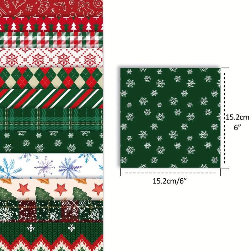 Christmas Scrapbook Paper Pad 24 Sheets 160gsm Single Sided Pattern Paper