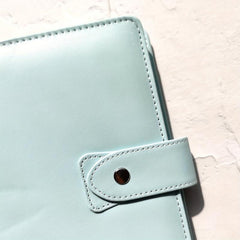 1pc A5 A6 PU Ring Binders Notebook with Paper Leather Binder