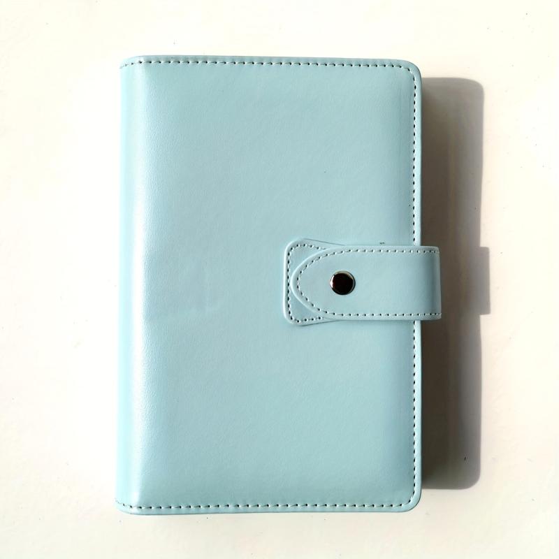 1pc A5 A6 PU Ring Binders Notebook with Paper Leather Binder