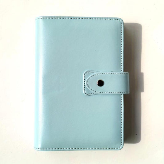1pc A5 A6 PU Ring Binders Notebook with Paper Leather Binder