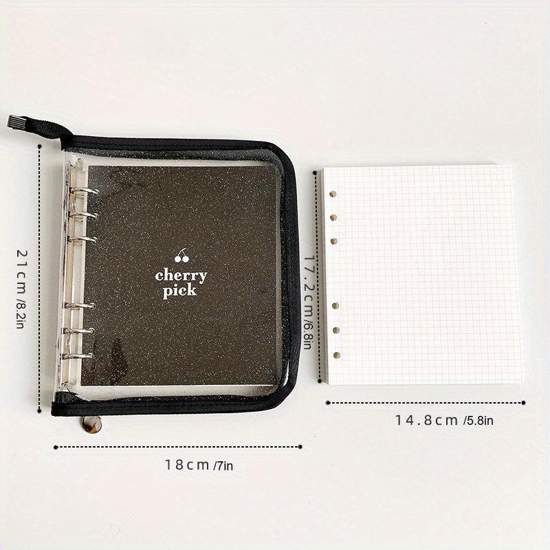 Flash Zipper Journal Diary Notebook - Blank Square Diary