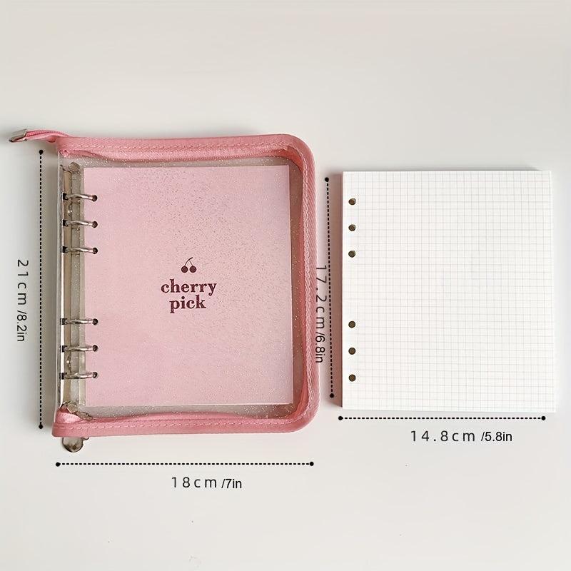 Flash Zipper Journal Diary Notebook - Blank Square Diary