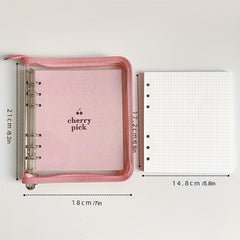 Flash Zipper Journal Diary Notebook - Blank Square Diary