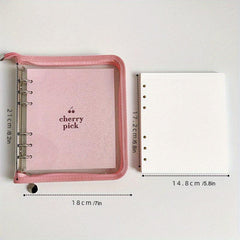 Flash Zipper Journal Diary Notebook - Blank Square Diary