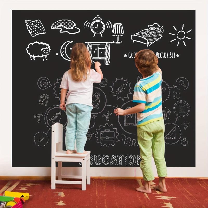 DIY Chalkboard Stickers Removable and Reusable