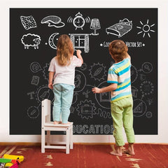 DIY Chalkboard Stickers Removable and Reusable