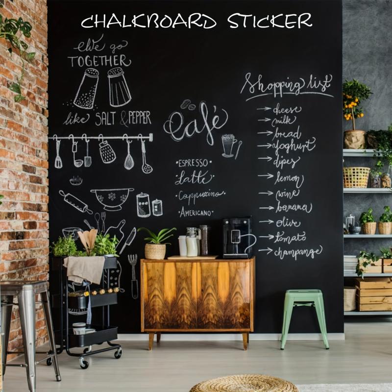 DIY Chalkboard Stickers Removable and Reusable