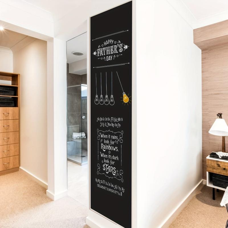 DIY Chalkboard Stickers Removable and Reusable
