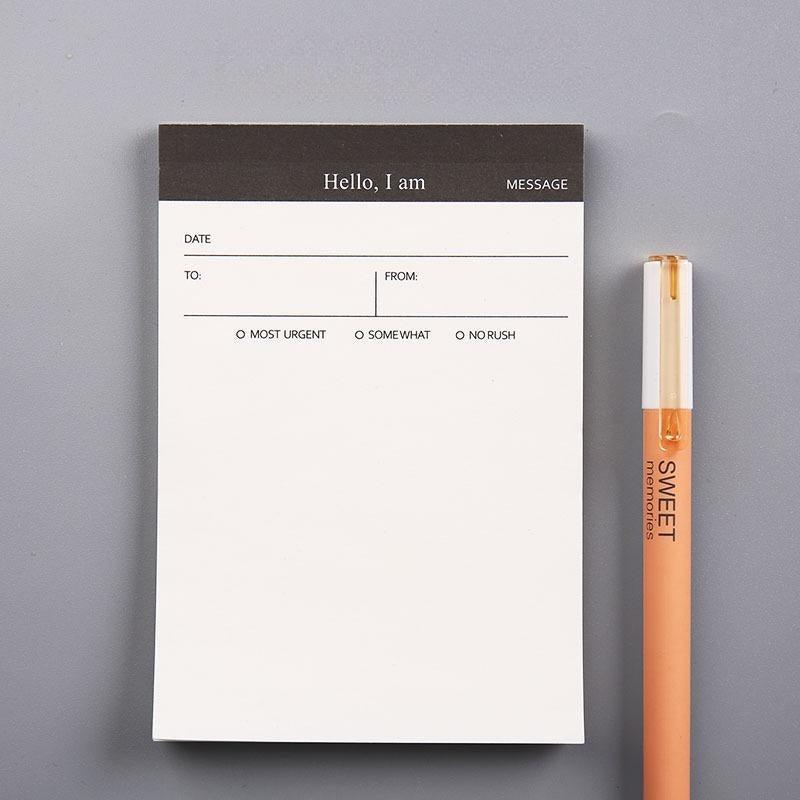 Tear-Away Daily Planner Book with Stickers and Sticky Notes