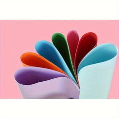 10 Sheets A4 Colorful Paper for Students, Hard Card Paper with Cover