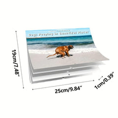1pc Dog Poop Calendar Funny 2022 Wall Calendar