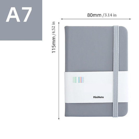 A7 Lined Ruled Journal Hardcover 100 Sheets 200 Pages